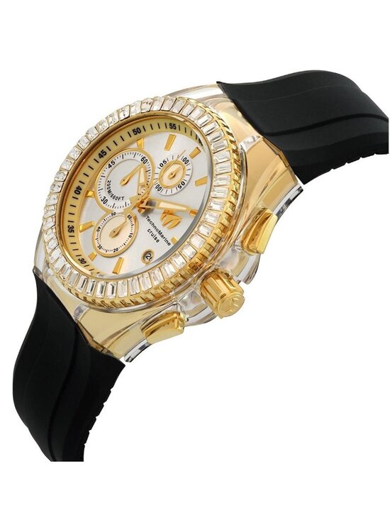 NWT Technomarine Cruise Chronograph Quartz Crystal Silver Dial Men\'s Watch